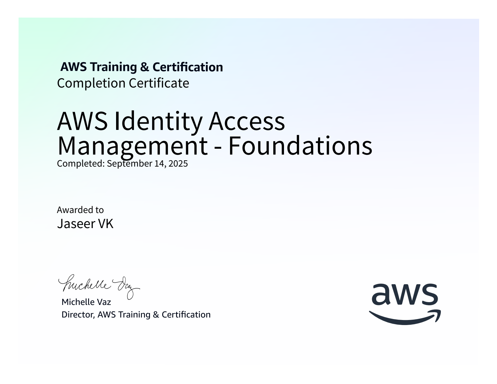 AWS IAM Certificate